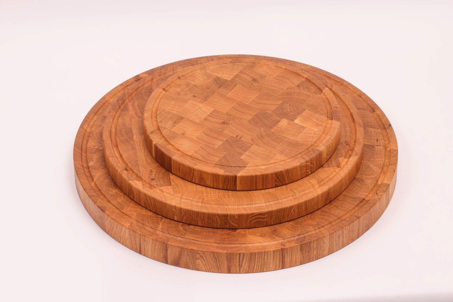 Cutting Board Doshka Monte Oak Grain Round