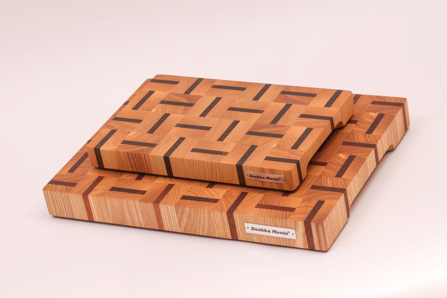 Cutting Board Doshka Monte Ash+Sapele Grain Wickerwork