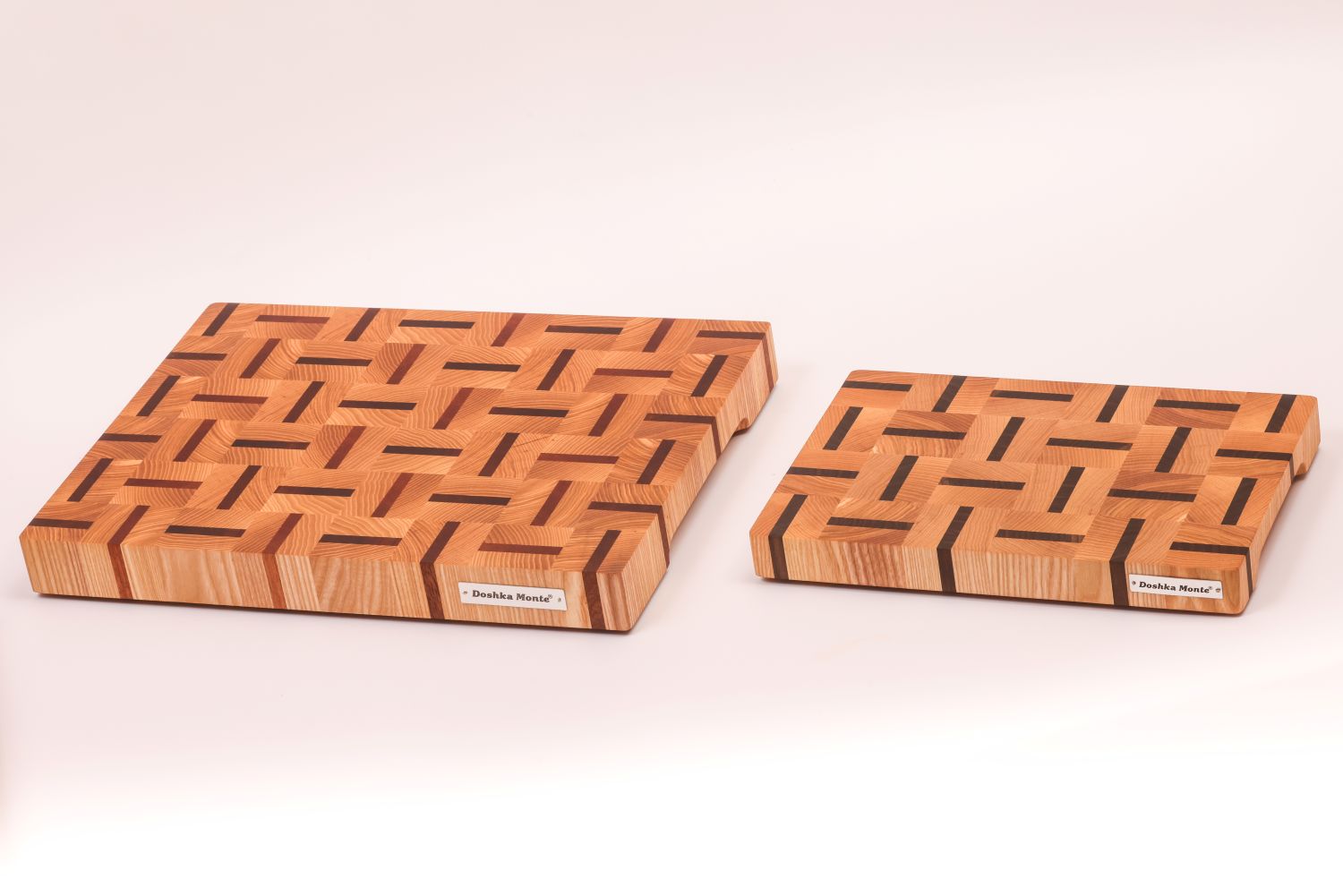 Cutting Board Doshka Monte Ash+Sapele Grain Wickerwork