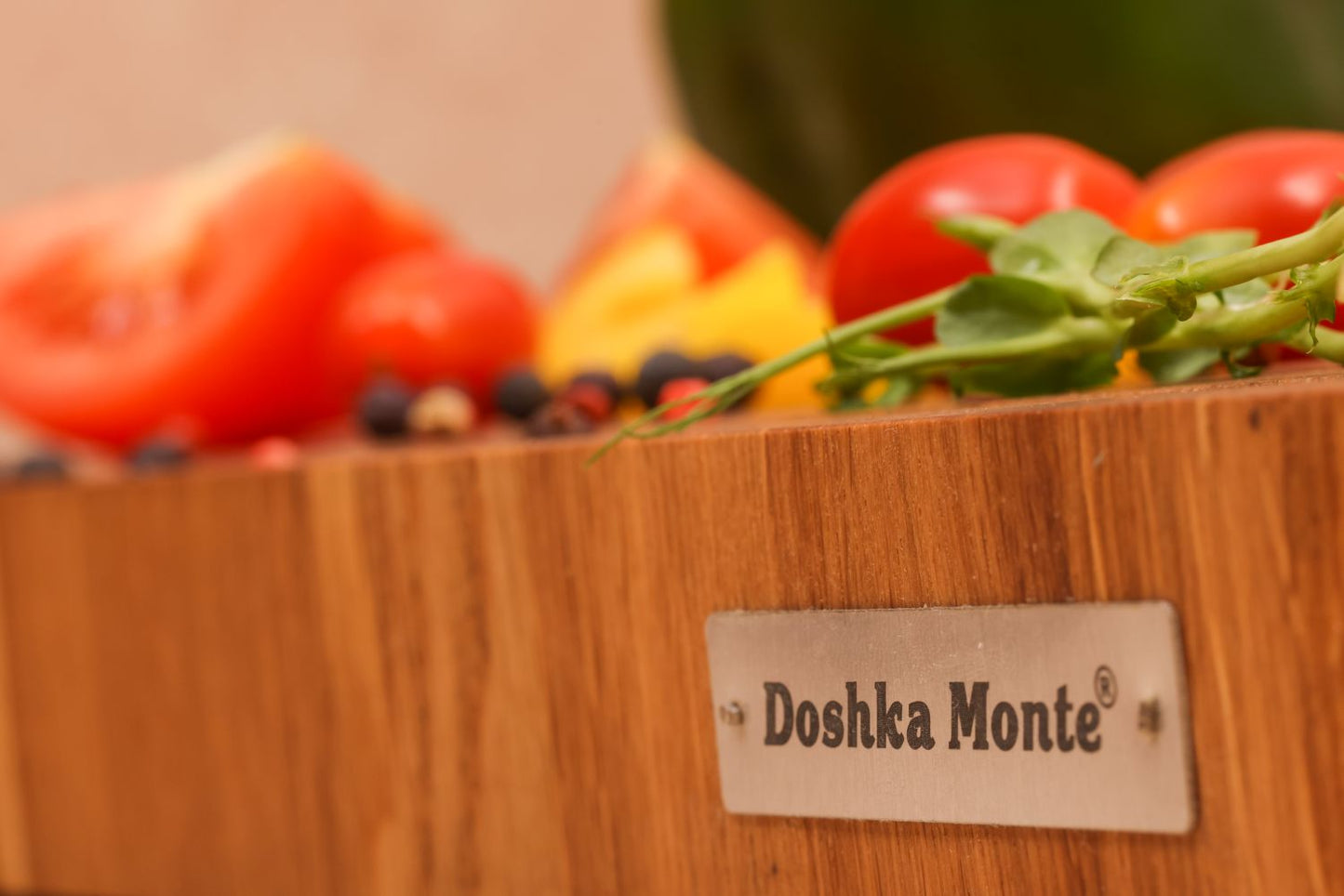 Premium End-Grain Oak Cutting Board Doshka Monte