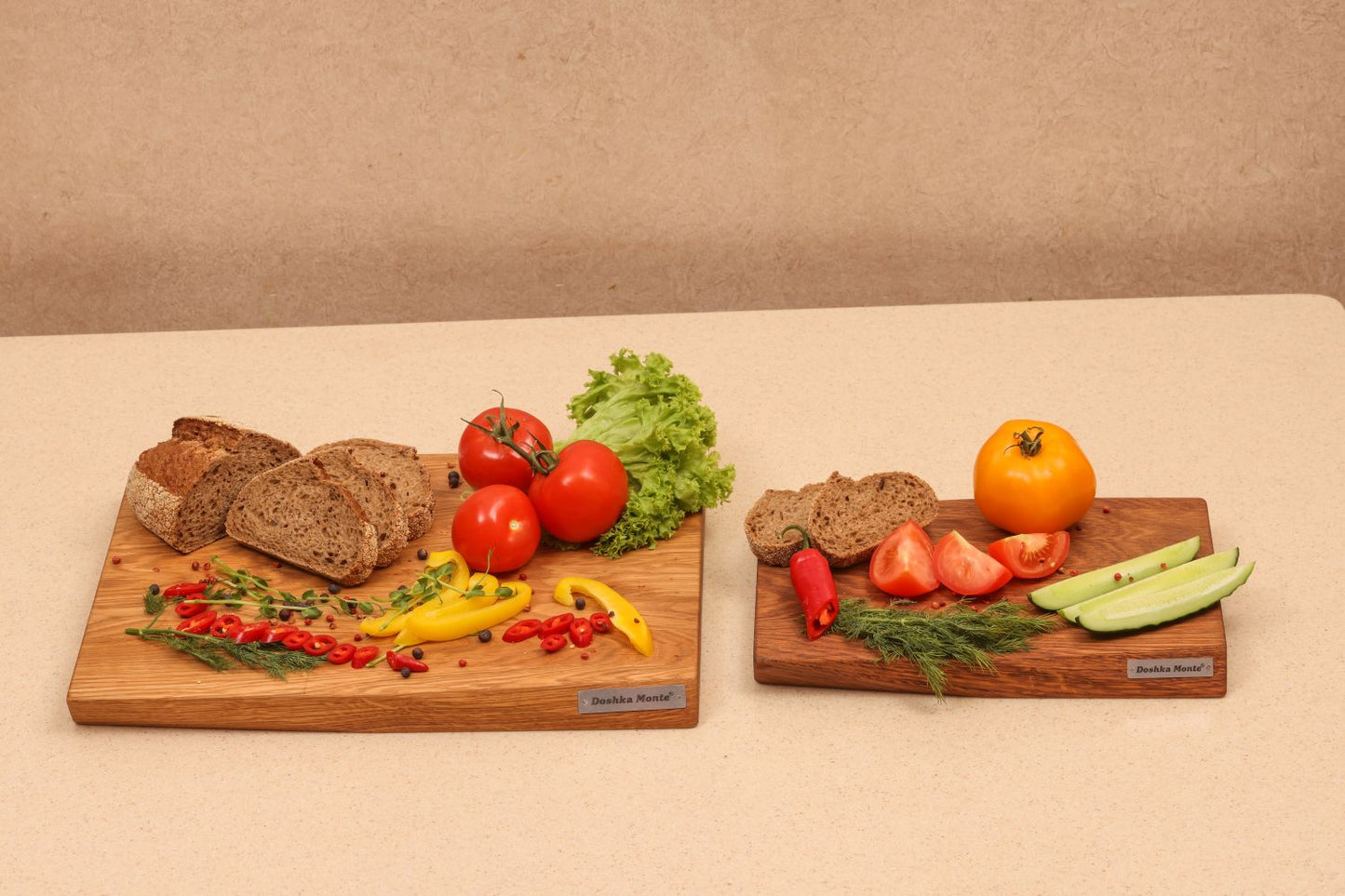 Line Oak Cutting Boards - Doshka Monte Light Crafts