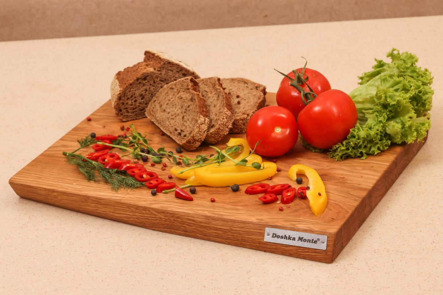 Line Oak Cutting Boards - Doshka Monte Light Crafts
