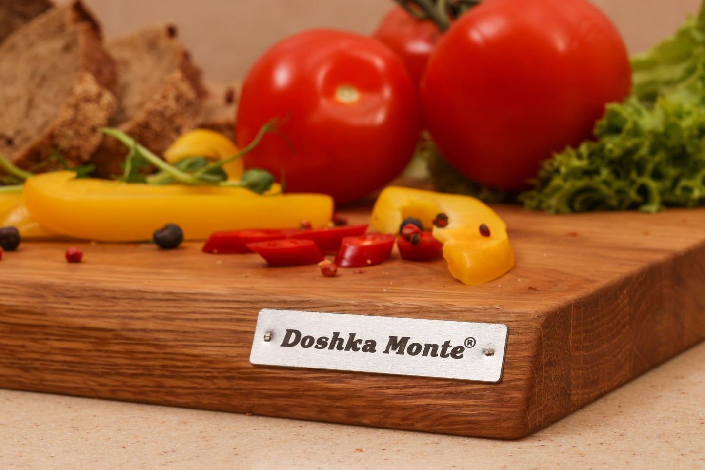 Line Oak Cutting Boards - Doshka Monte Light Crafts