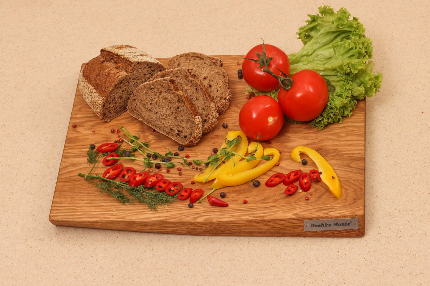 Line Oak Cutting Boards - Doshka Monte Light Crafts