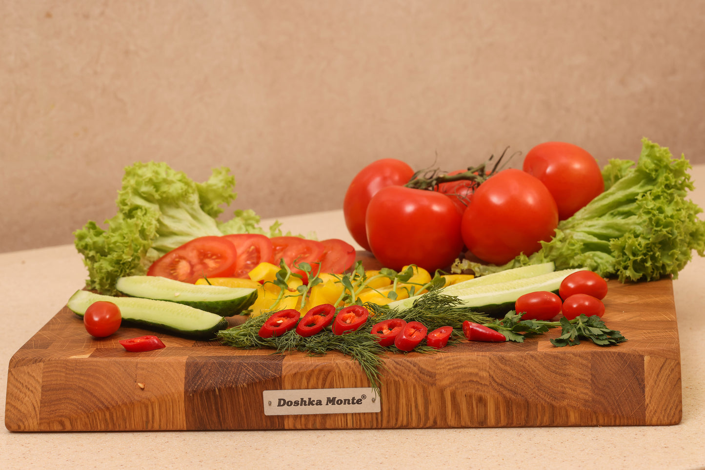 Line Oak Cutting Boards - Doshka Monte End Grain Crafts