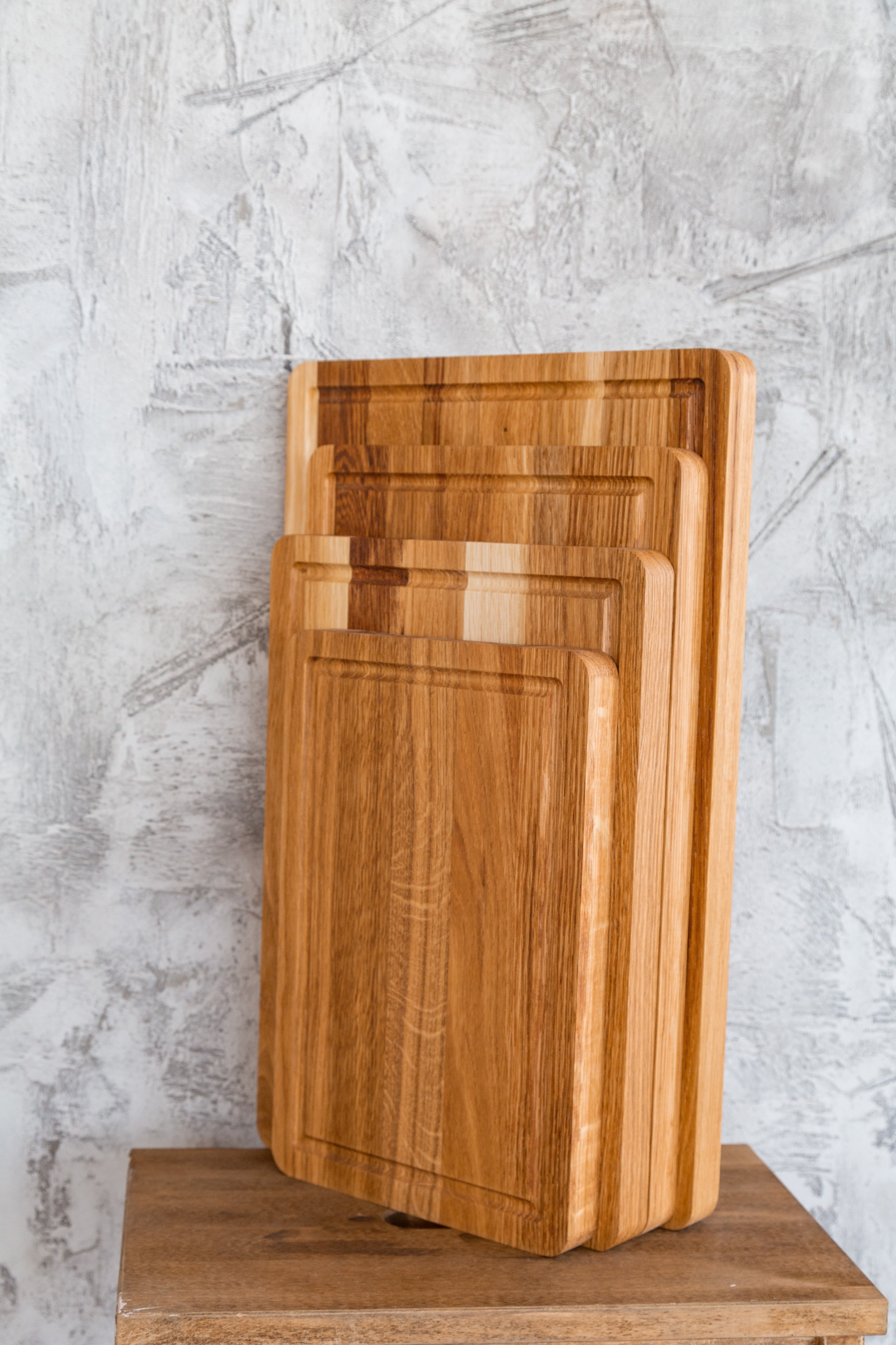 Premium Oak Cutting Board Set Doshka Monte