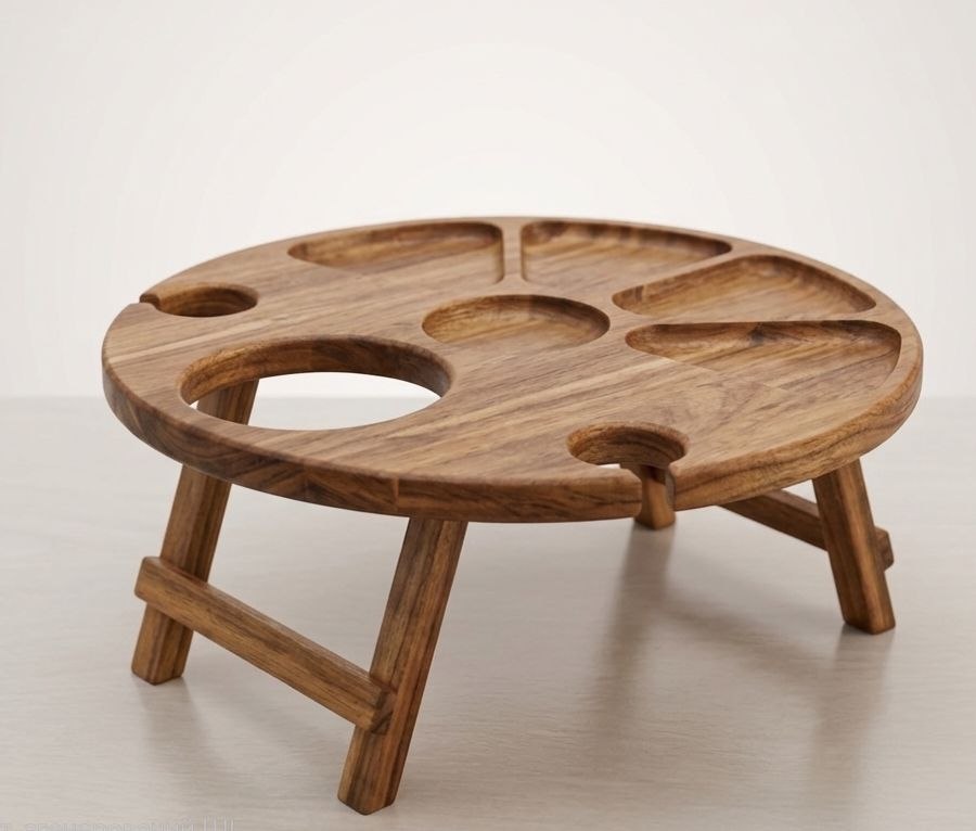 Handcrafted oak wine serving
table for restaurants and HoReCa